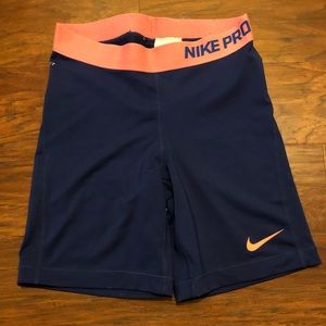 Nike Pro running workout shorts